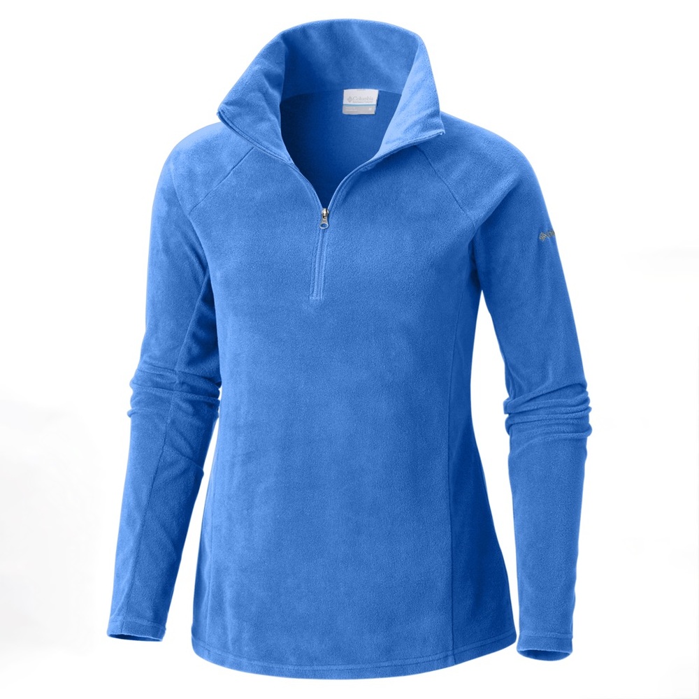 NWOT Blue Columbia Women’s Glacial IV Half Zip Fleece Pullover Size Small